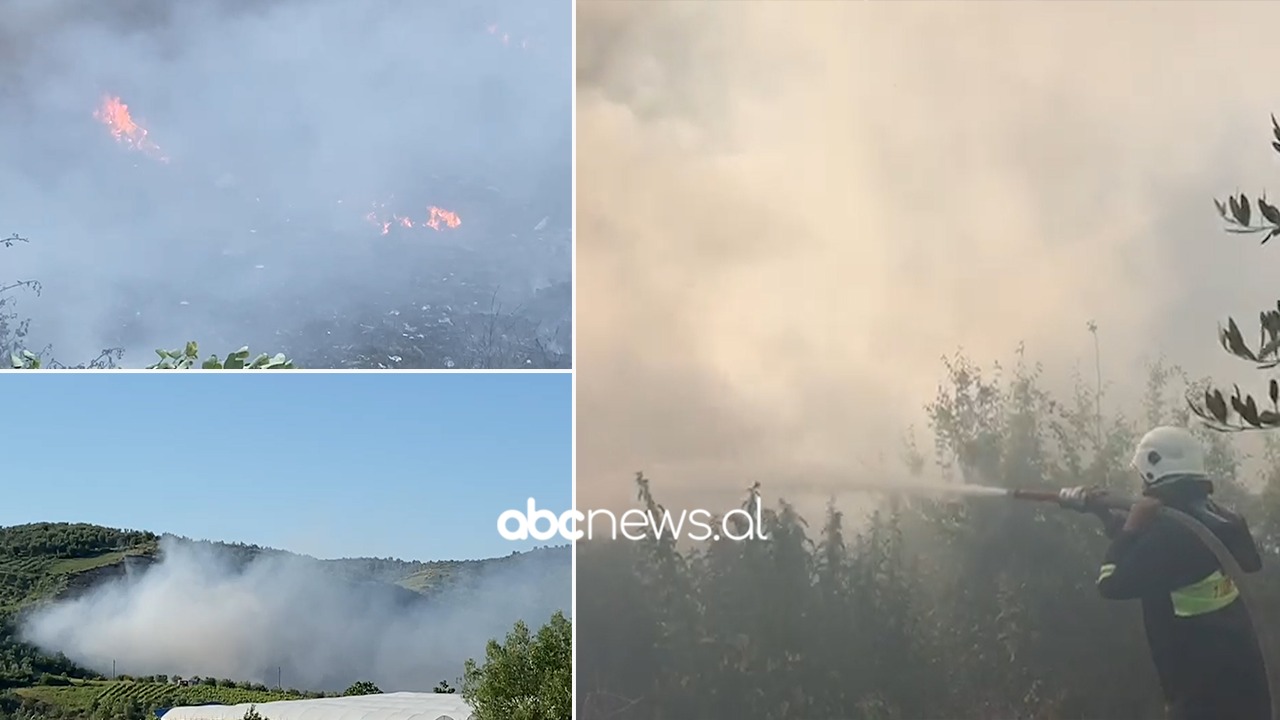 Zjarr në Elbasan, disa persona i vënë flakën vendit të depozitimit të mbyllur që nga viti 2017