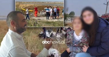 FOTO/ Babai dhe dy vajzat që u shuan në aksidentin e frikshëm në Vlorë, makina me targa greke