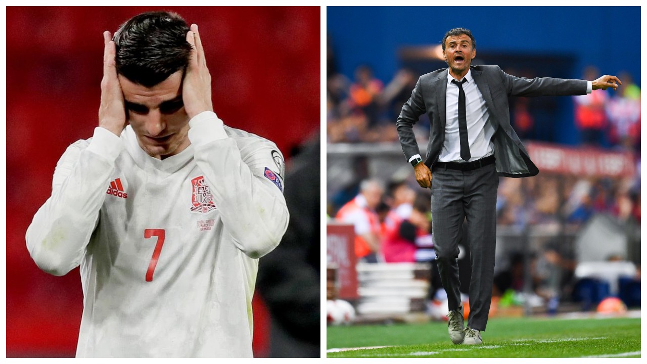 Morata humbi rast të pastër dhe u kritikua, Enrique: Ngrihuni në këmbë dhe duartrokiteni