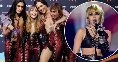 Ç’po kurdisin këngëtarët? Miley Cyrus dhe fituesit e “Eurovision” bëhen bashkë