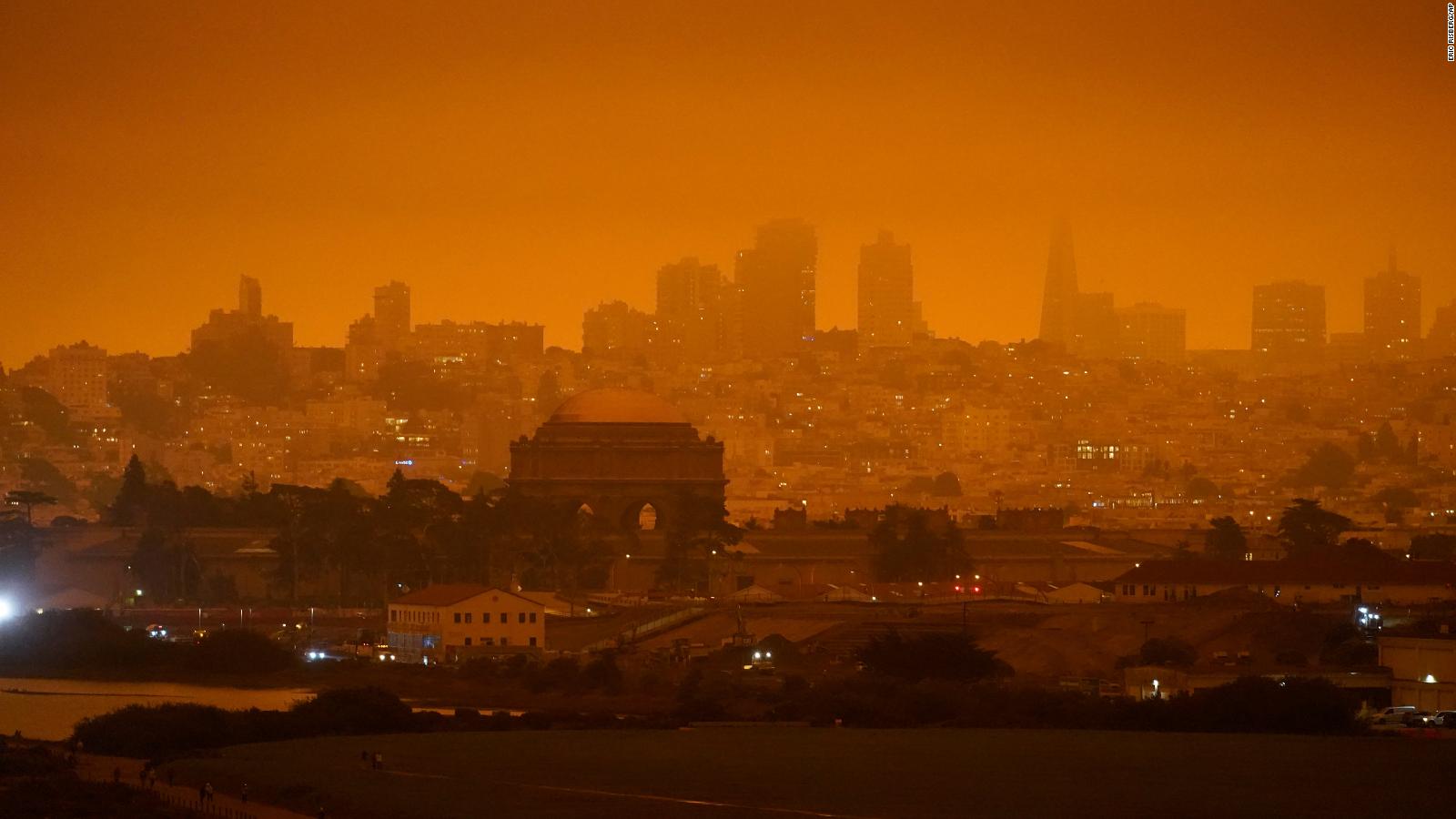 Zjarrët në perëndim të SHBA-së, New York mbulohet nga tymi