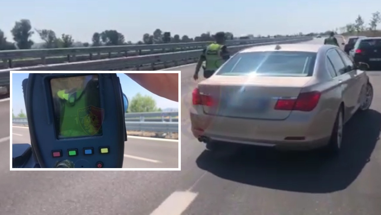 “Alo policia, rrezik”! Shoferi “çmenduri” në mes të Tiranës, tapë në timon, tjetri me 174 km/h