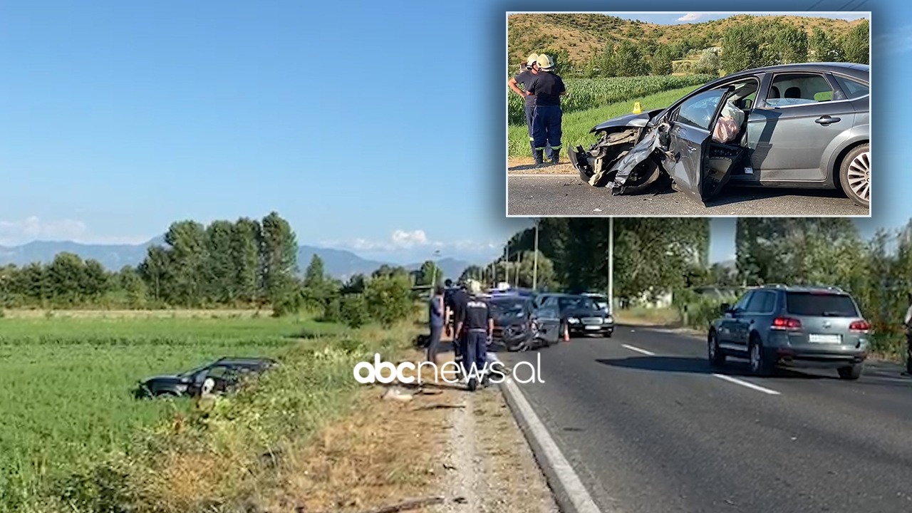 Aksidenti i katërfishtë në Lezhë, shoferët në polici, të plagosur fëmijë dhe gra