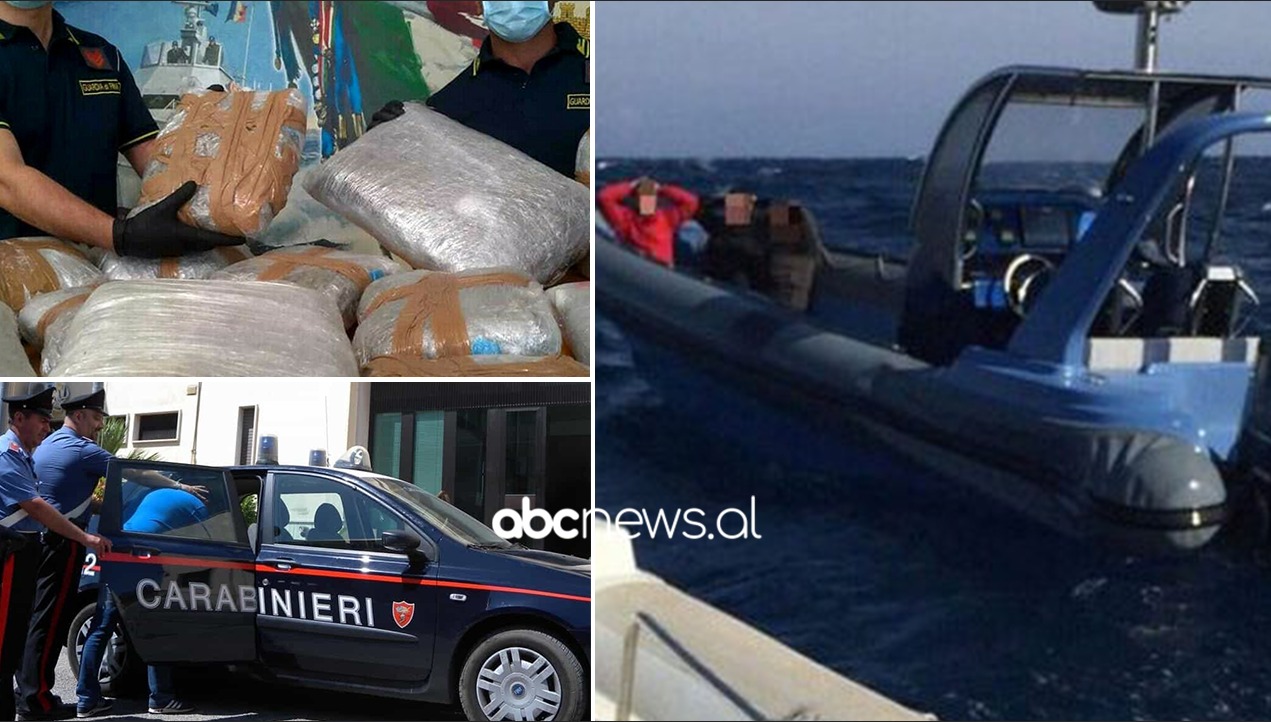 EMRAT/ Mbi 950 kg drogë nga Shqipëria drejt Italisë, dënohen me rreth 70 vite burg të arrestuarit