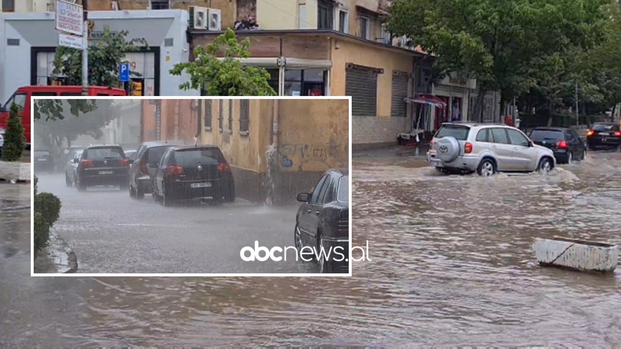 Reshje të dendura shiu, përmbyten rrugët e Peshkopisë