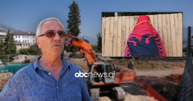 Punime në shesh, zhvendoset monumenti i heroit Çerçiz Topulli 