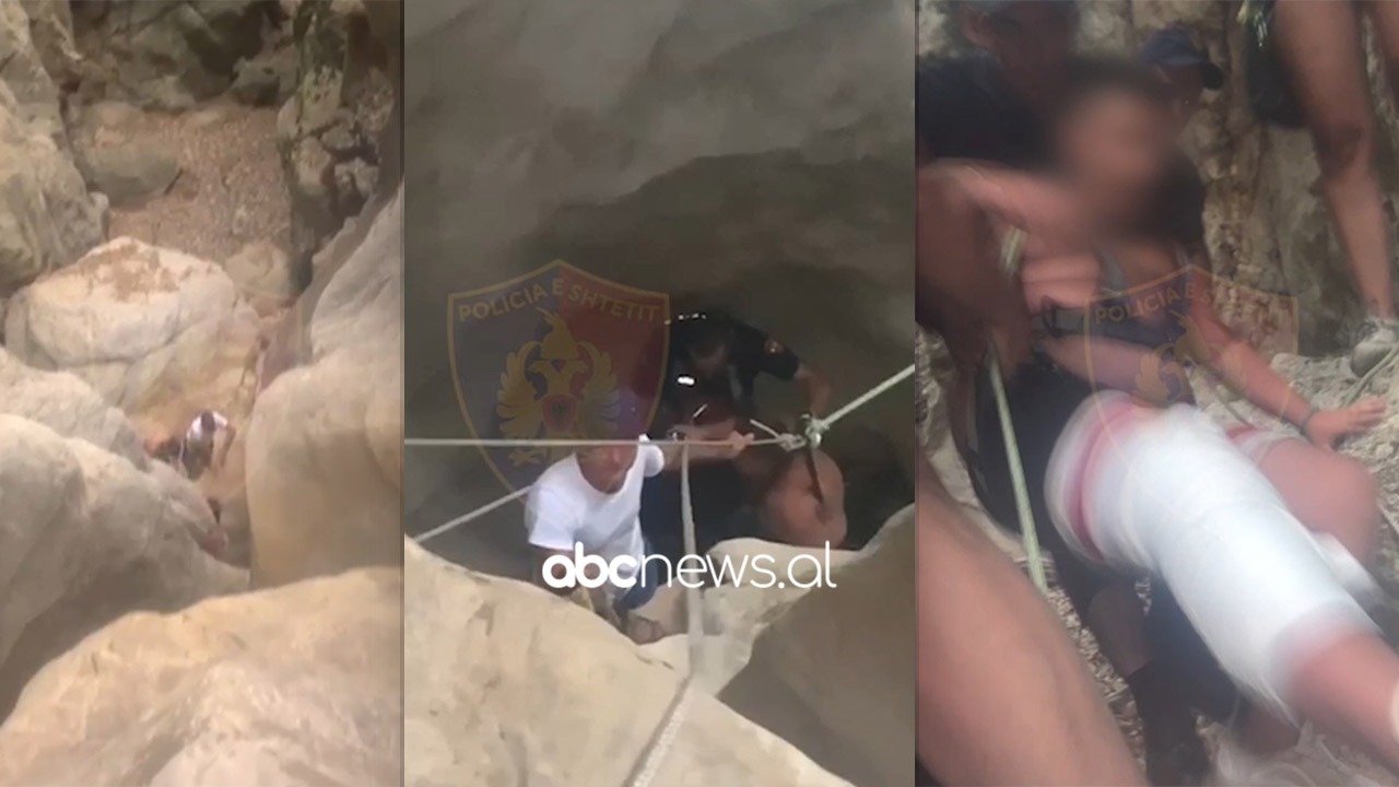 Ngecën në kanionet e Gjipesë, shpëtohen nga FNSH e zjarrfikësit 3 turistët