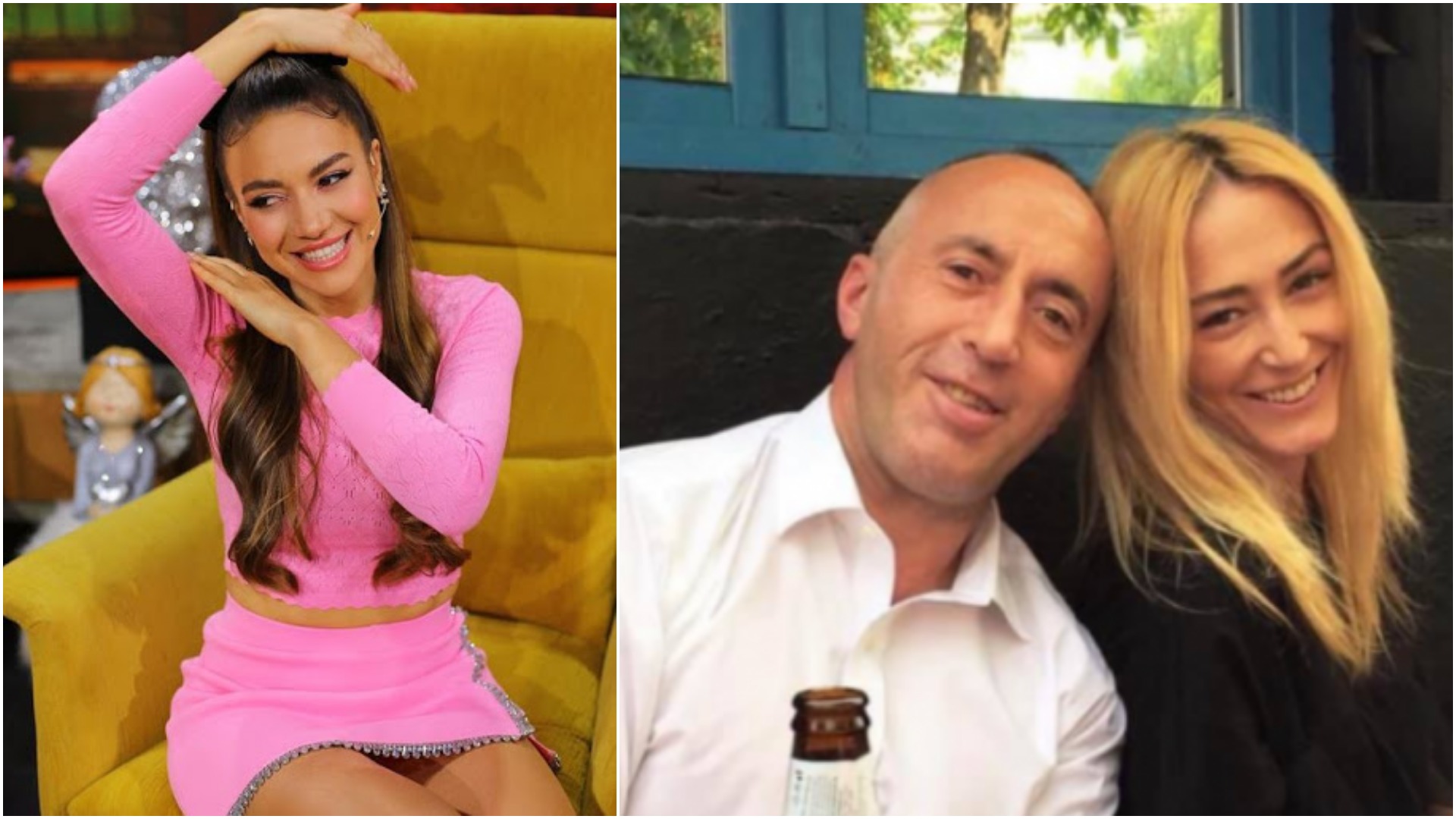 FOTO/Elvana Gjata viziton Ramush dhe Anita Haradinajn, i surprizon me dhuratën e veçantë
