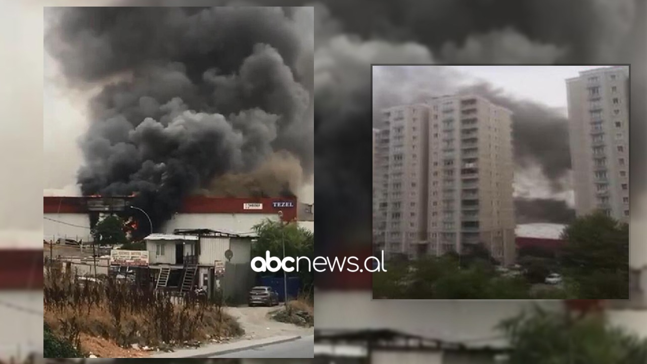 FOTO/ Zjarr gjigant në mes të Stambollit, bloza pushton qytetin