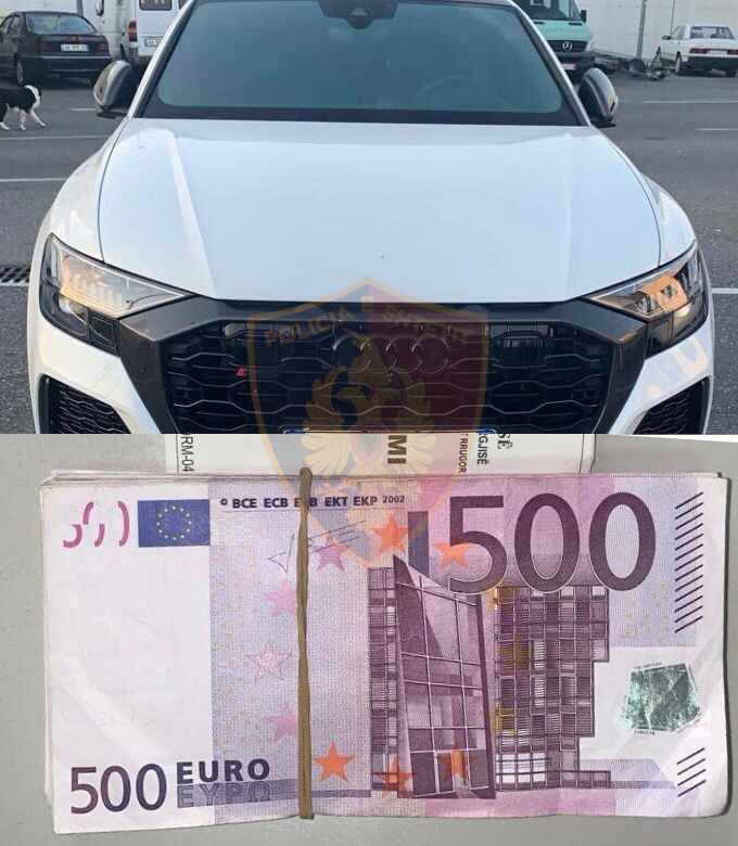 31-vjeçarit me Audi i kapet një valixhe plot me euro në Muriqan