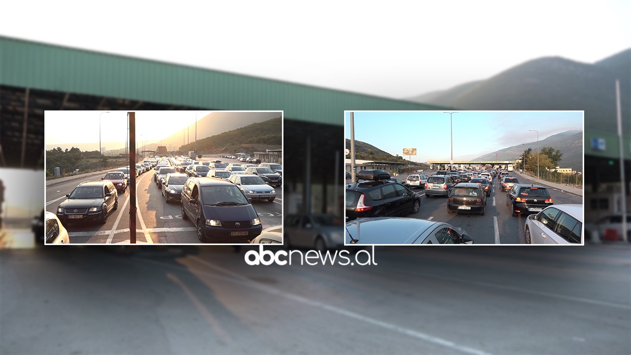 Mbi 50 mijë qytetarë të Kosovës drejt Shqipërisë në fundjavë, fluks automjetesh në Morinë