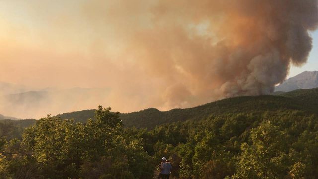 Izolohet zjarri në Majën e Rrunës, një vatër aktive në qarkun e Kukësit