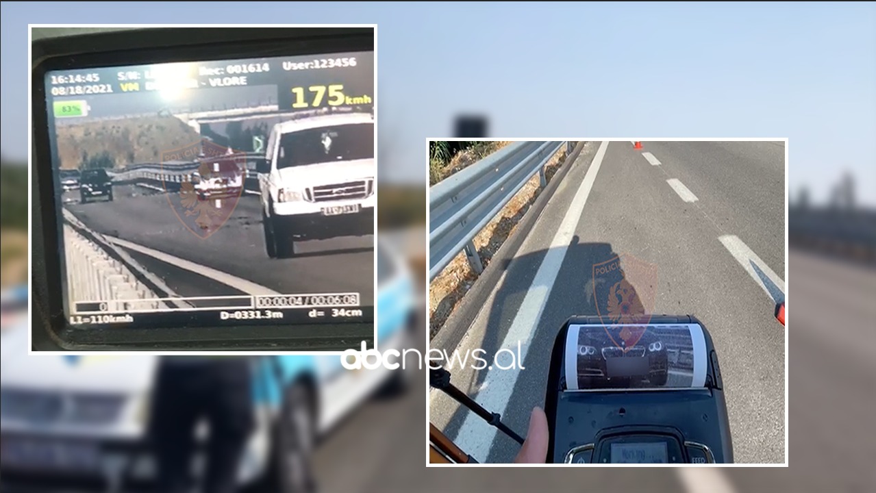 Marrëzia nuk njeh limit, radari kap “pilotin” me 185 km/h në Bypass-in e Fierit