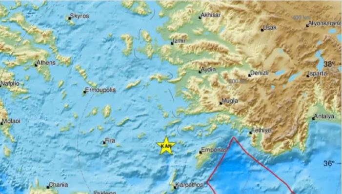 Një termet i fuqishëm godet Greqinë