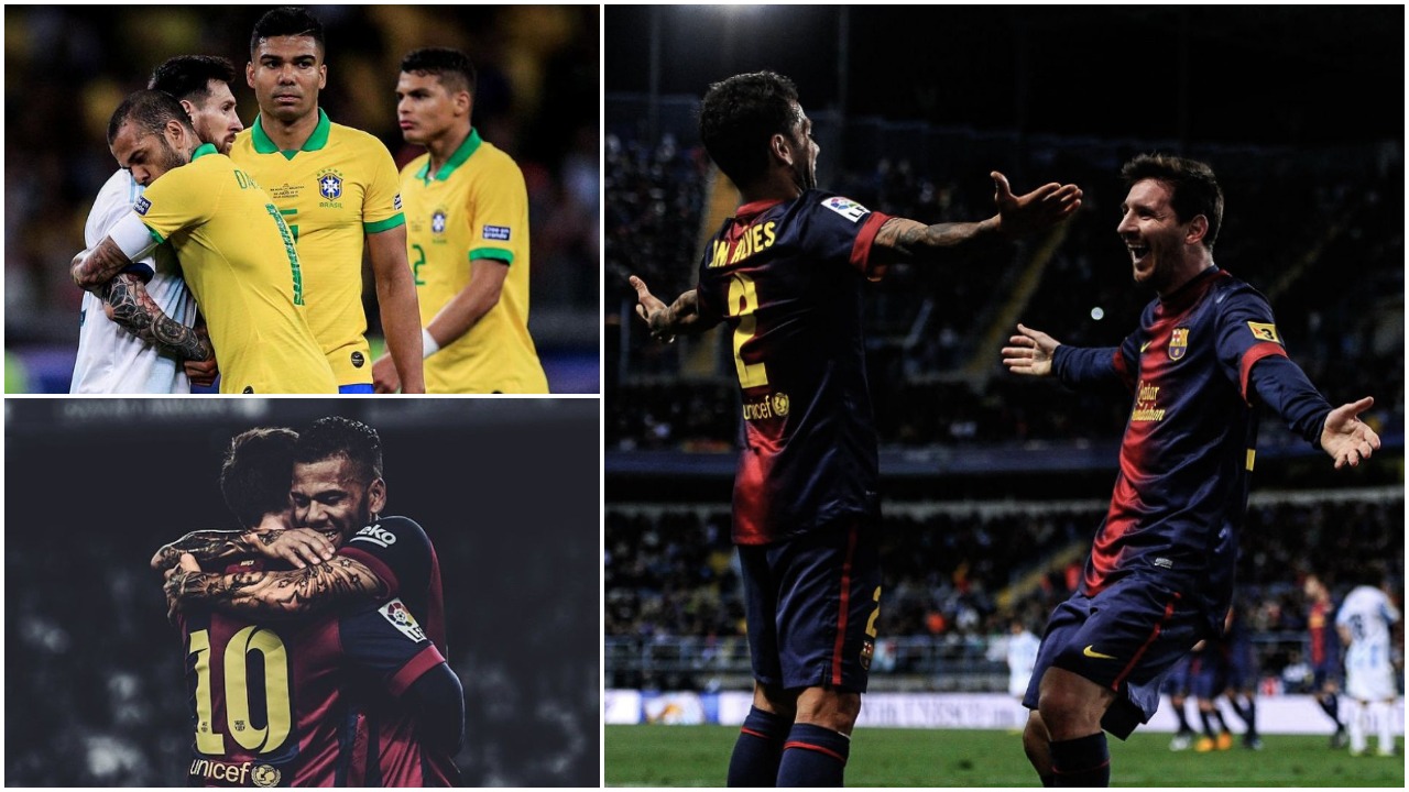 “Partneri më i mirë pas të dashurës time”, Dani Alves: Messi, faleminderit!