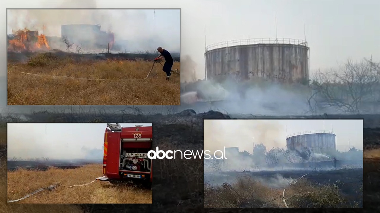 VIDEO/ Ish-depot e naftës në Nartë përfshihen nga flakët