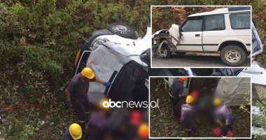 VIDEO/ Pesë të vdekur në Qafë-Muzinë, momenti i nxjerrjes së viktimave nga furgoni