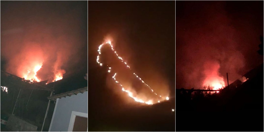 Përkeqësohet gjatë natës vatra e zjarrit në Dukat, situata vijon të jetë kritike
