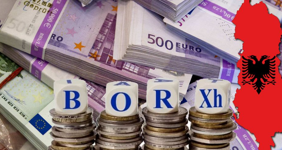 Borxhi publik zgjerohet me 394 mln euro në 6-mujorin e parë