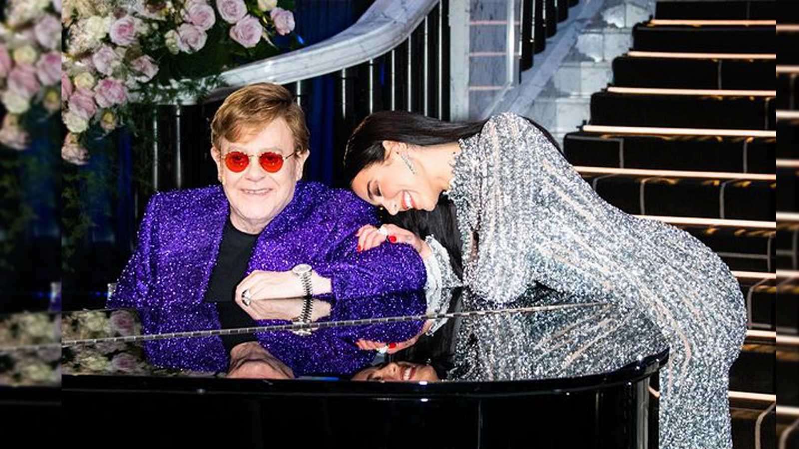 Pas pushimeve relaksuese, Dua Lipa bashkon “forcat” me legjendarin Elton John