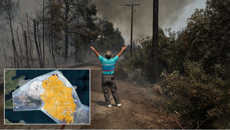 Zjarret në Greqi djegin rreth 700,000 hektarë tokë