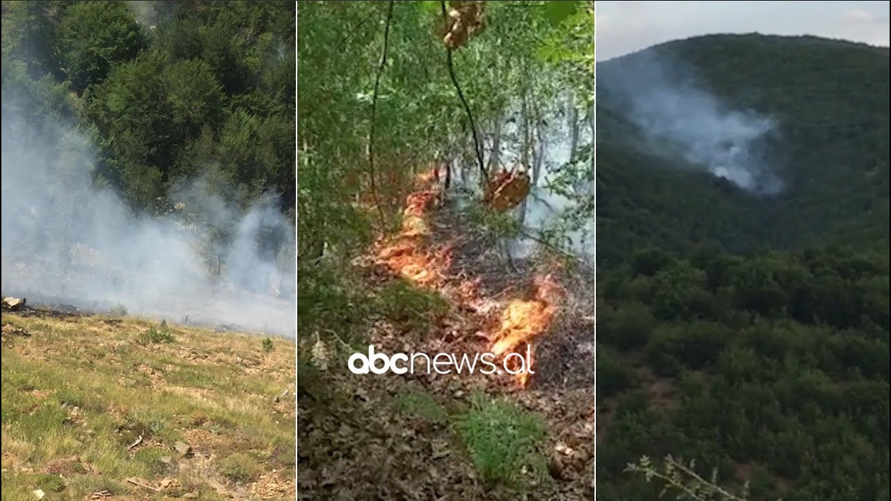 Vijojnë aktive vatrat e zjarrit në Kukës, flakët në Majën e Rrunës problematike