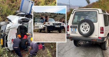 Të hipura sipër duke pozuar, del fotoja e vajzave me “Land Rover-in” para aksidentit