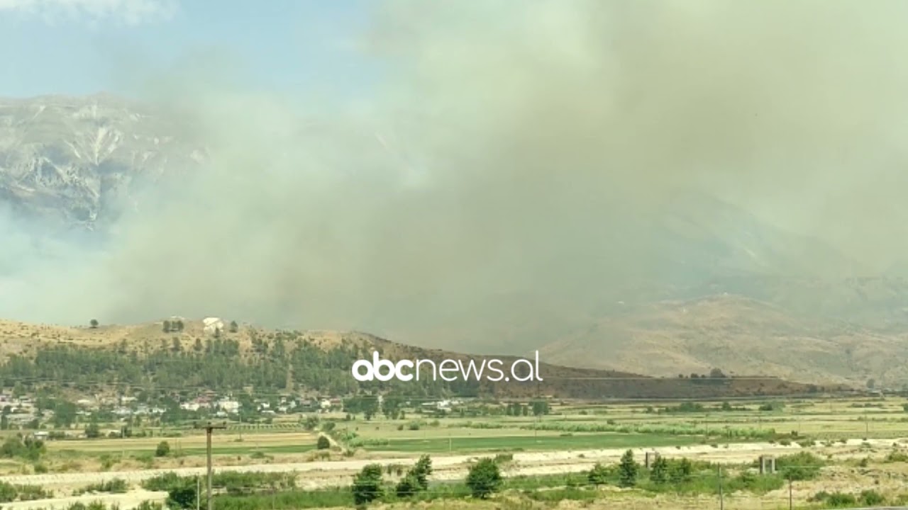Zjarri në Lunxheri, ministri Niko Peleshi urdhër për evakuimin e banorëve: Situatë e rrezikshme