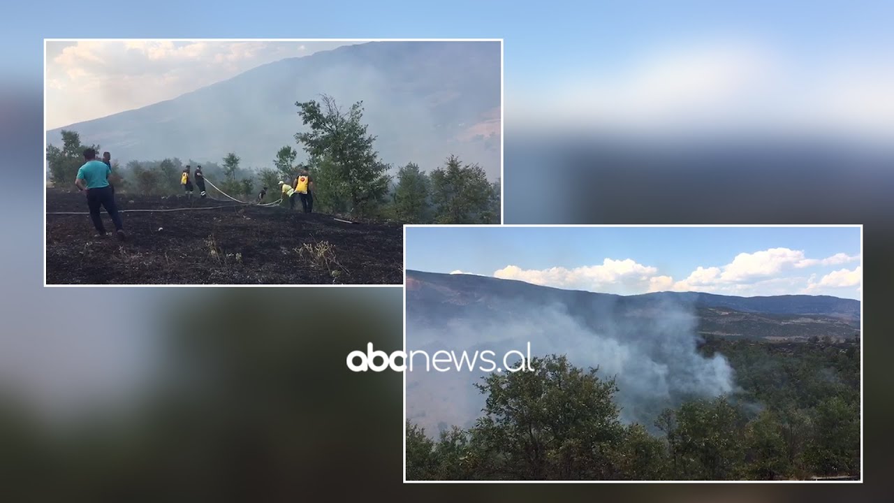 VIDEO/ Aktivizohet një vatër zjarri në fshatin Pishkash të Përrenjasit