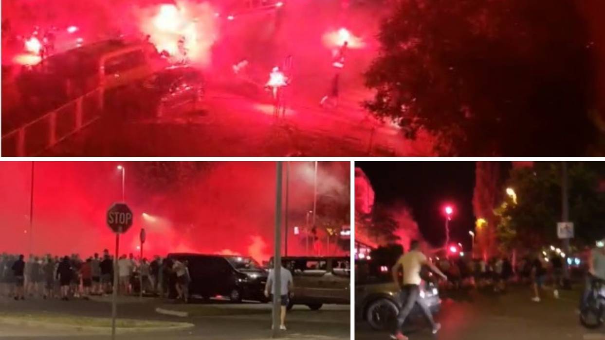 Shpërthen dhuna mes tifozëve të Dinamo Zagreb dhe atyre polakë, “i vihet flaka” lagjes
