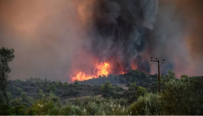 Mediat greke: Zjarret në Shqipëri po kalojnë në territorin tonë