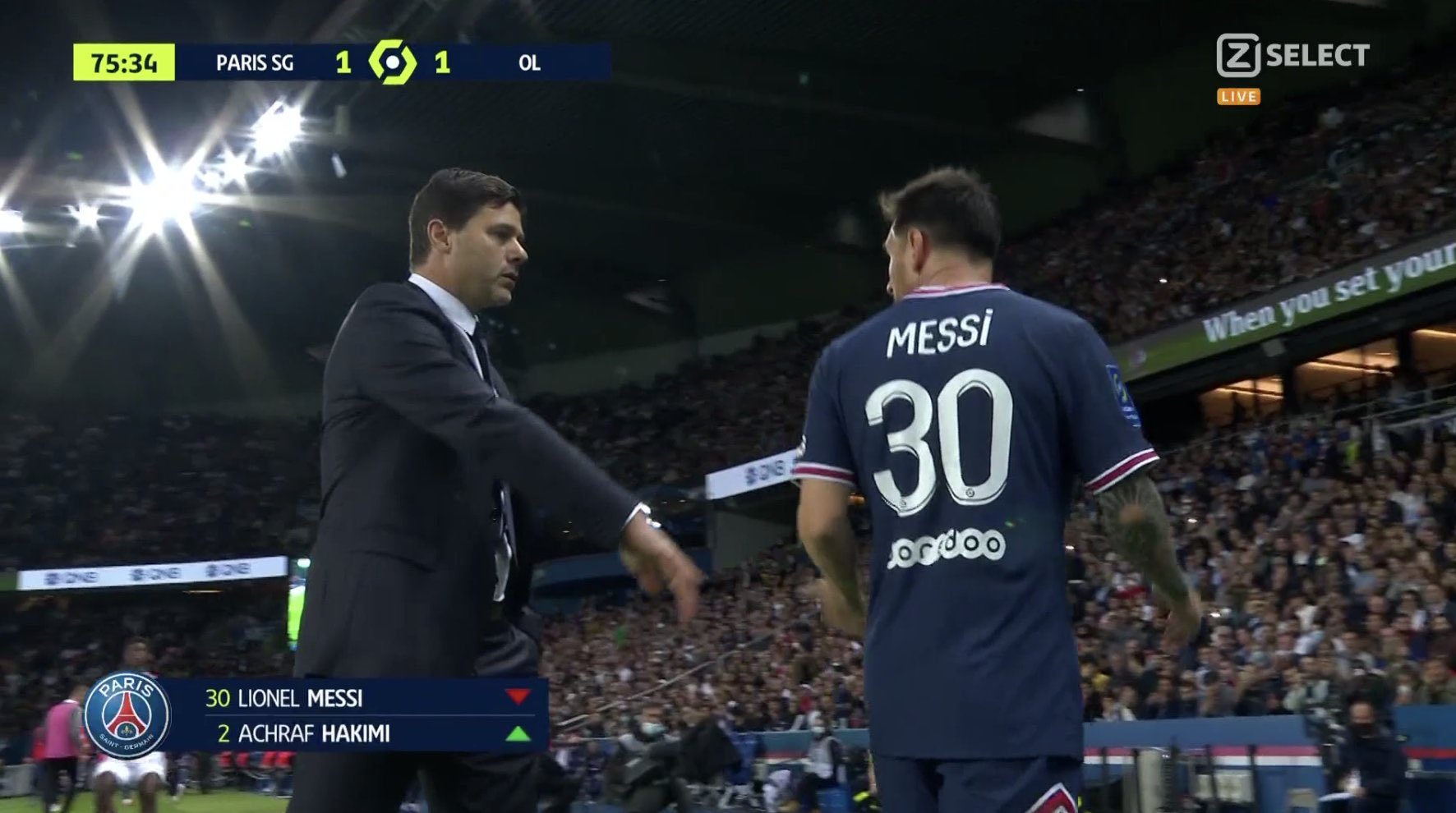 Pochettino e zëvendësoi, Messi refuzoi t’i shtrëngonte dorën (VIDEO+FOTO)