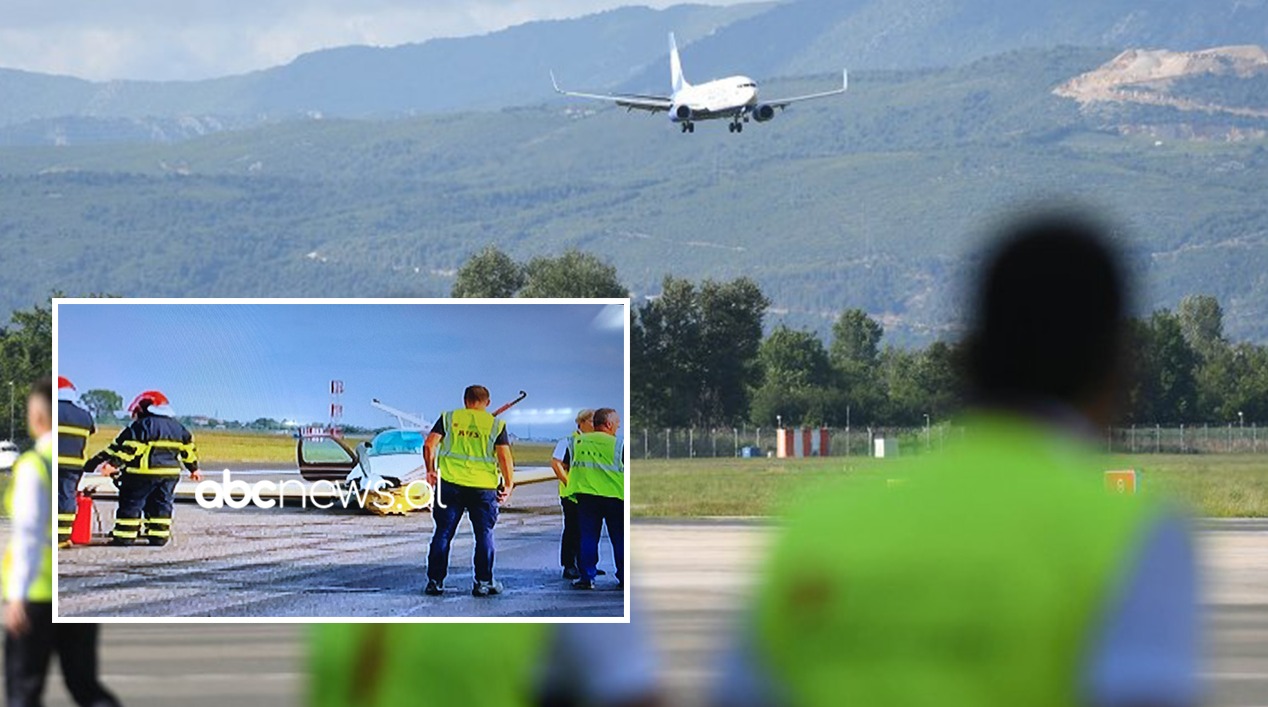 Dyshohet për defekt në rrota, ky është aeroplani që u përplas në Rinas