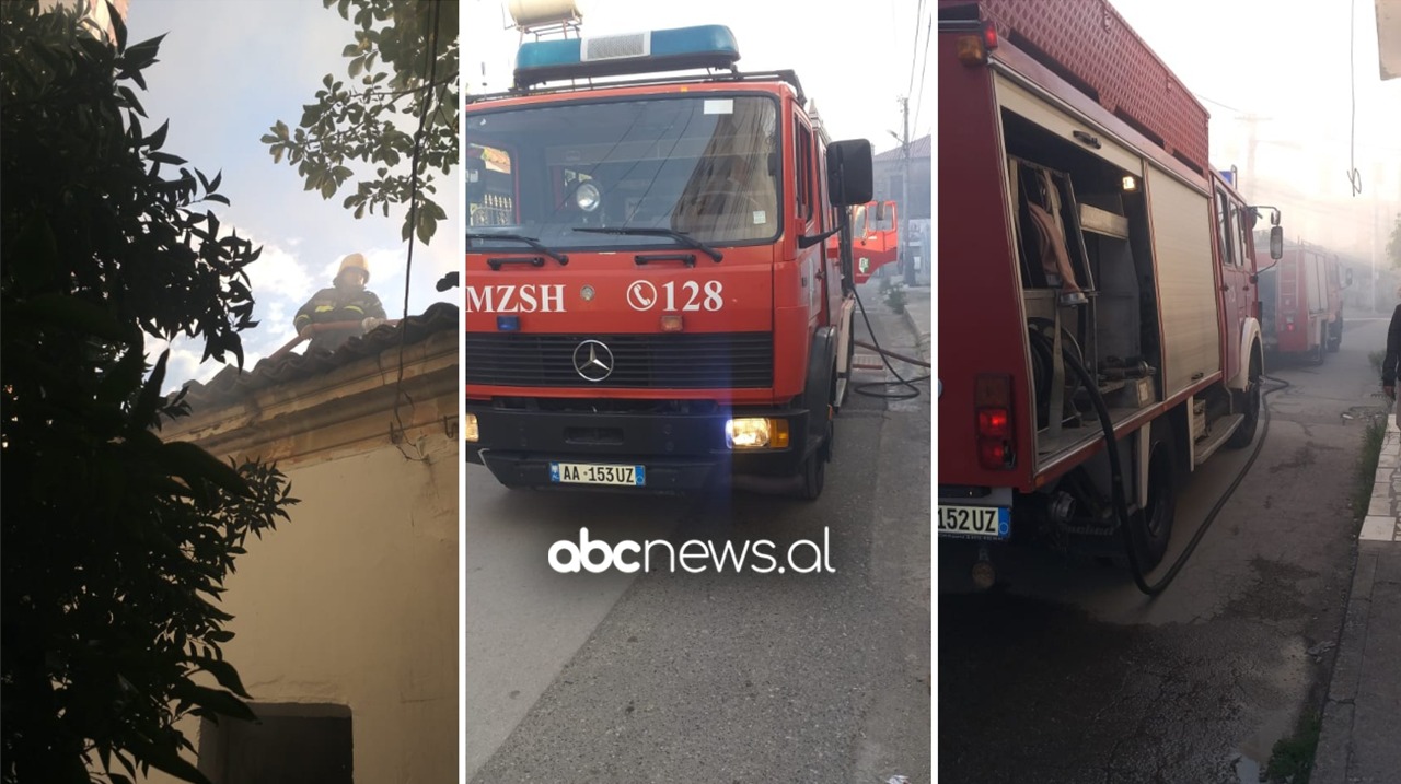 Përfshihet nga flakët një banesë në Elbasan