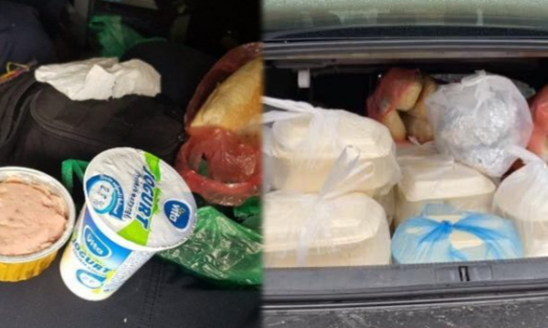 Qytetarët mbushin makinat me ushqim e pije për policët në Veri të Kosovës