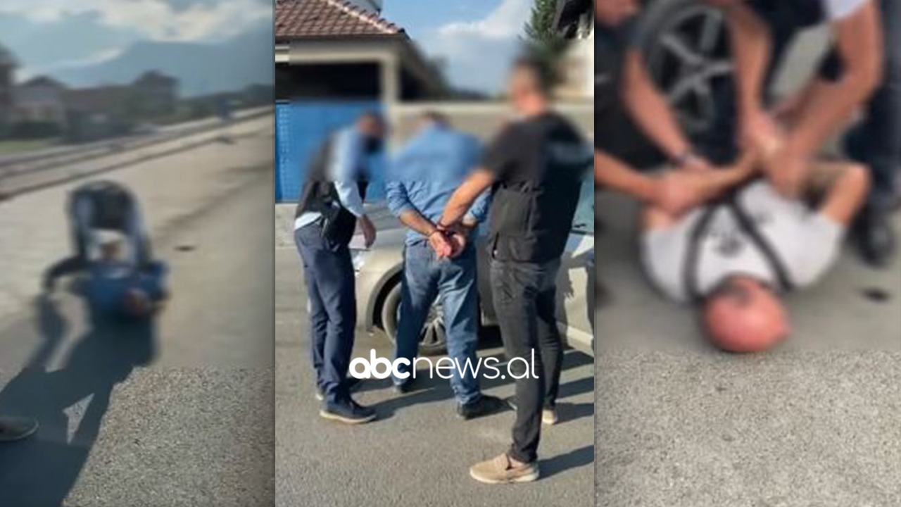 VIDEO/ Policia, ndal! Del momenti i arrestimit të 8 personave, efektivët i shtrijnë në tokë