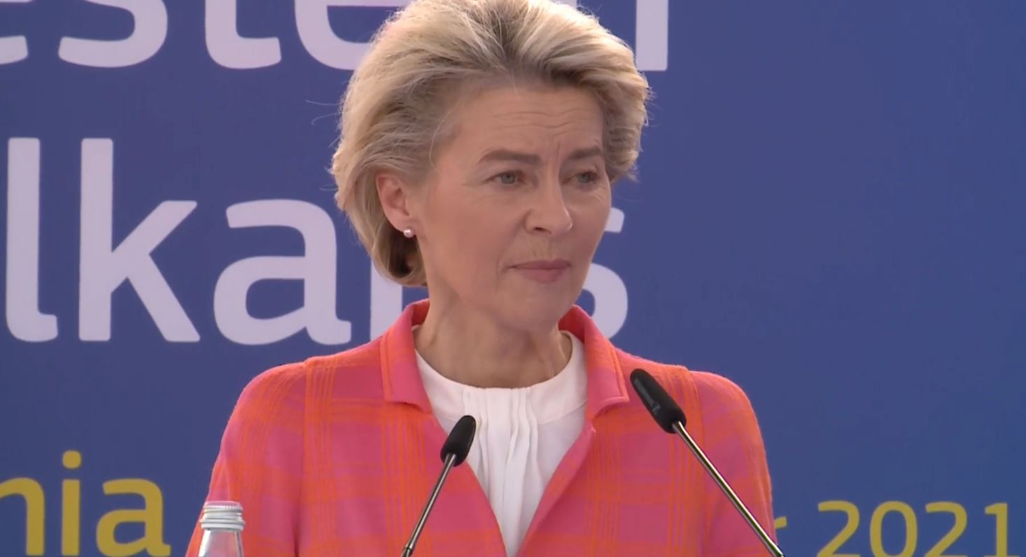 Ursula von der Leyen për “Ballkanin e Hapur”: Mirëpresim çdo nismë brenda Procesit të Berlinit