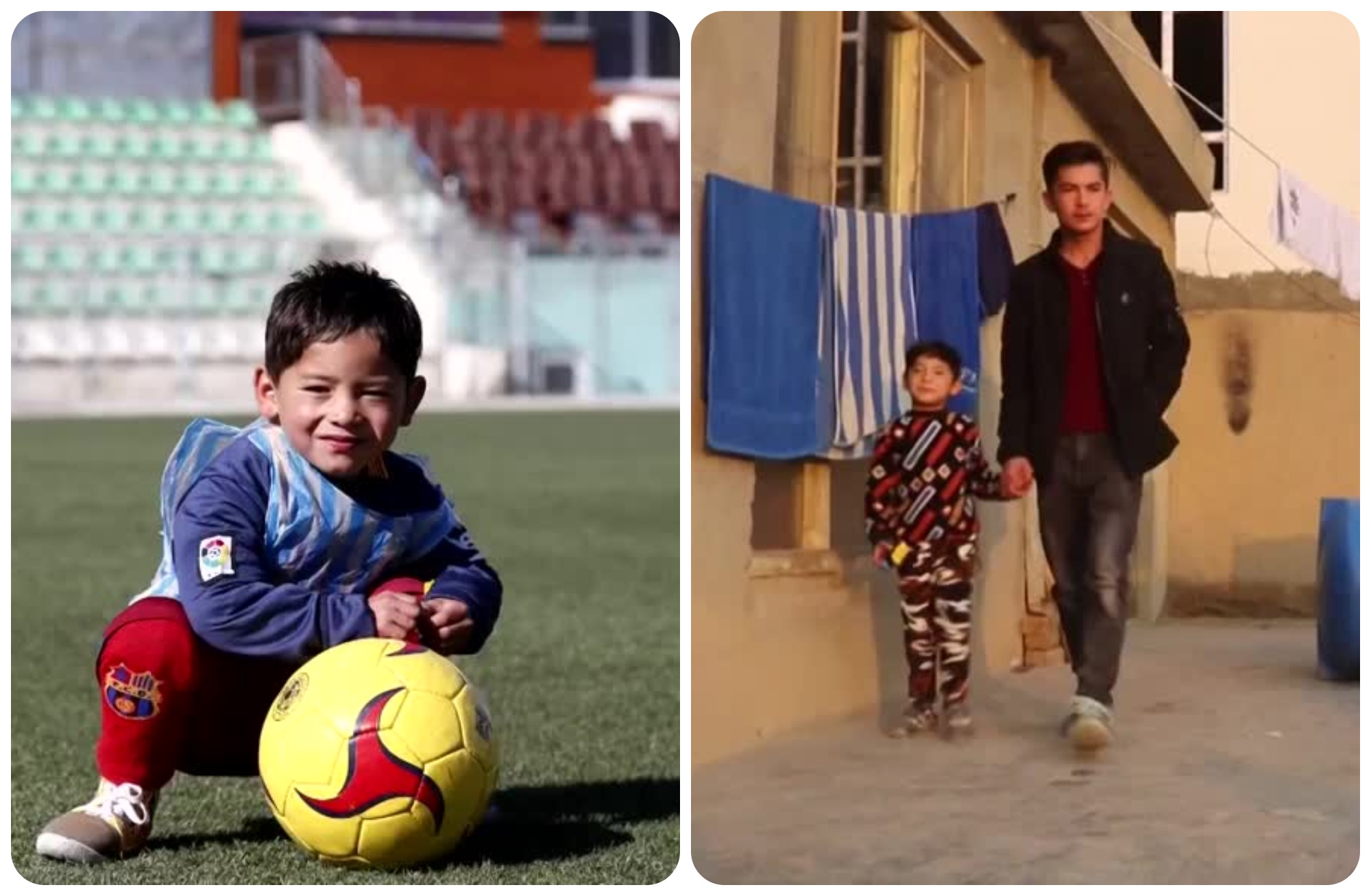 Djaloshi afgan që u bë i famshëm me unformën plastike të Messit, ka frikë nga talebanët (VIDEO)