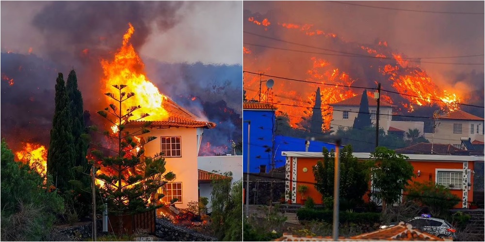 Lumenj llave nga vullkani në La Palma në Spanjë, mbi 5,00 të evakuuar