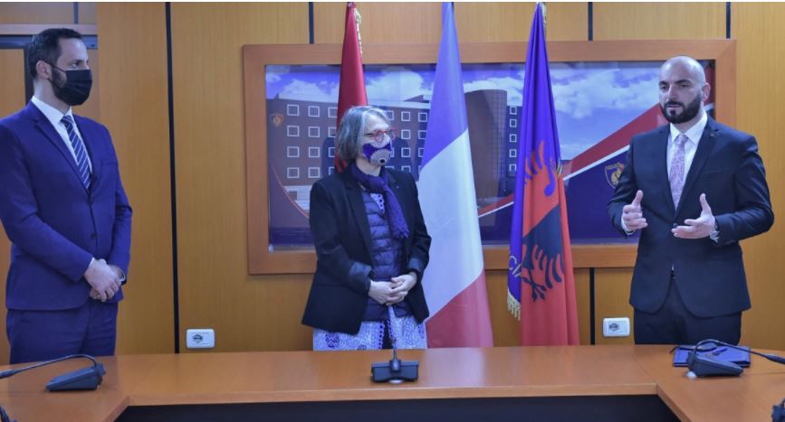 French Embassy donates equipment to Albanian Police