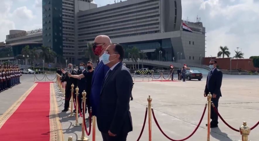 Rama in Egypt, is welcomed with a state ceremony