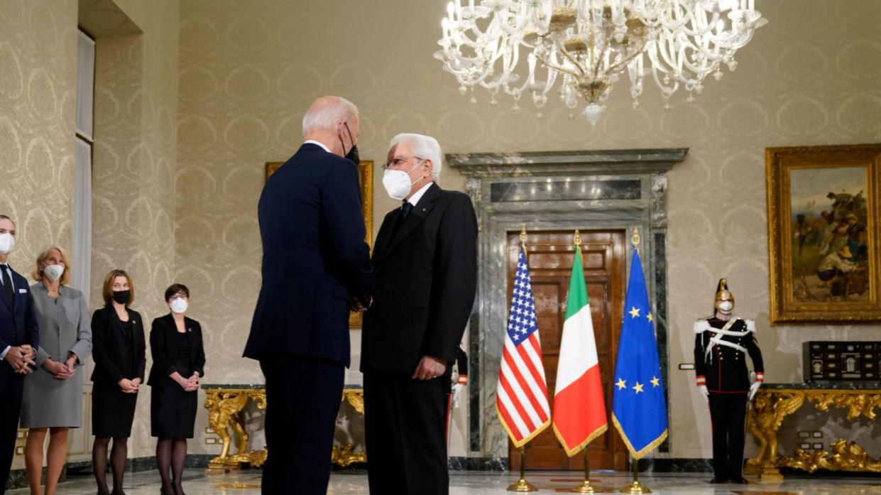 Pas Papës dhe Mattarella-s, Biden takohet me kryeministrin italian Draghi