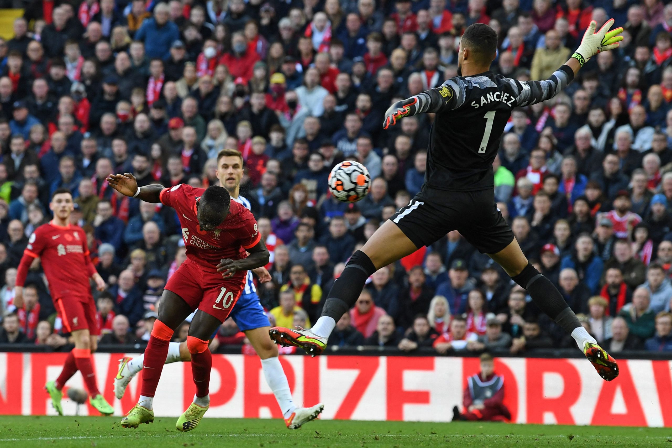 Liverpooli ndalet në barazim ndaj Brighton