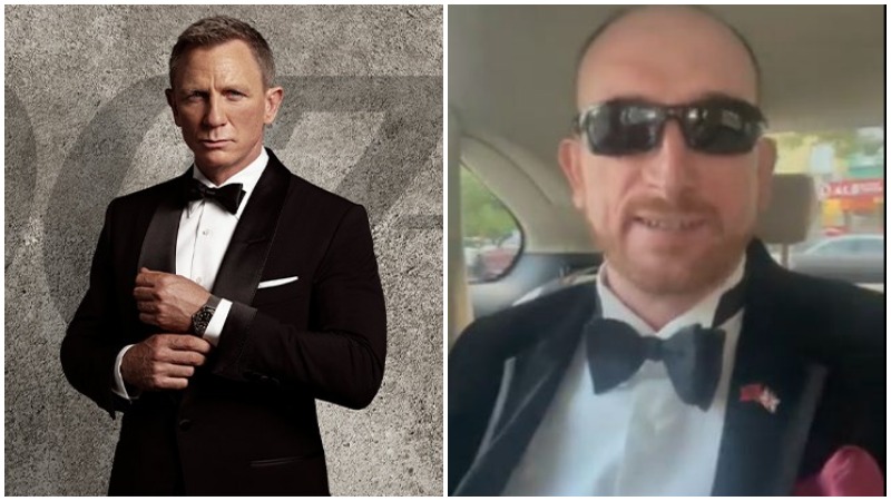 Heq kostumin e diplomatit, Ambasadori i Britanisë në Shqipëri në rolin e James Bond