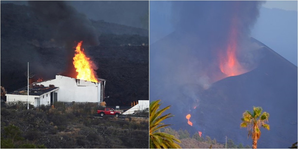 Llava në La Palma “përpin” fabrikën e çimentos, ajri bëhet toksik për banorët