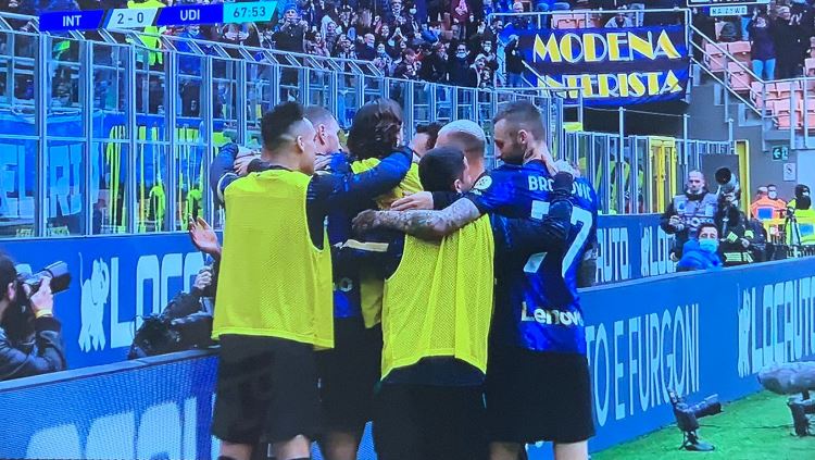 FOTO/ Vjen goli i dytë në  sfidën Inter-Udineze, Correa dyfishon rezultatin