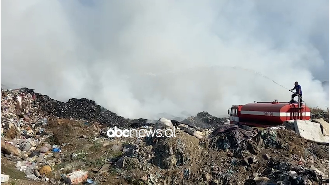 Pas Fierit i vihet zjarri edhe landfill-it të Vlorës, tjetër skenar me plehrat?