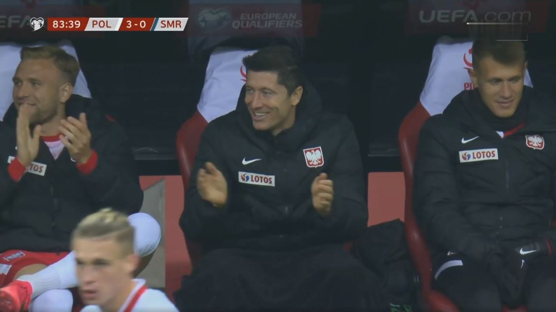 VIDEO/ Lewandowski bëhet “hit” edhe kur nuk shënon gol me Poloninë