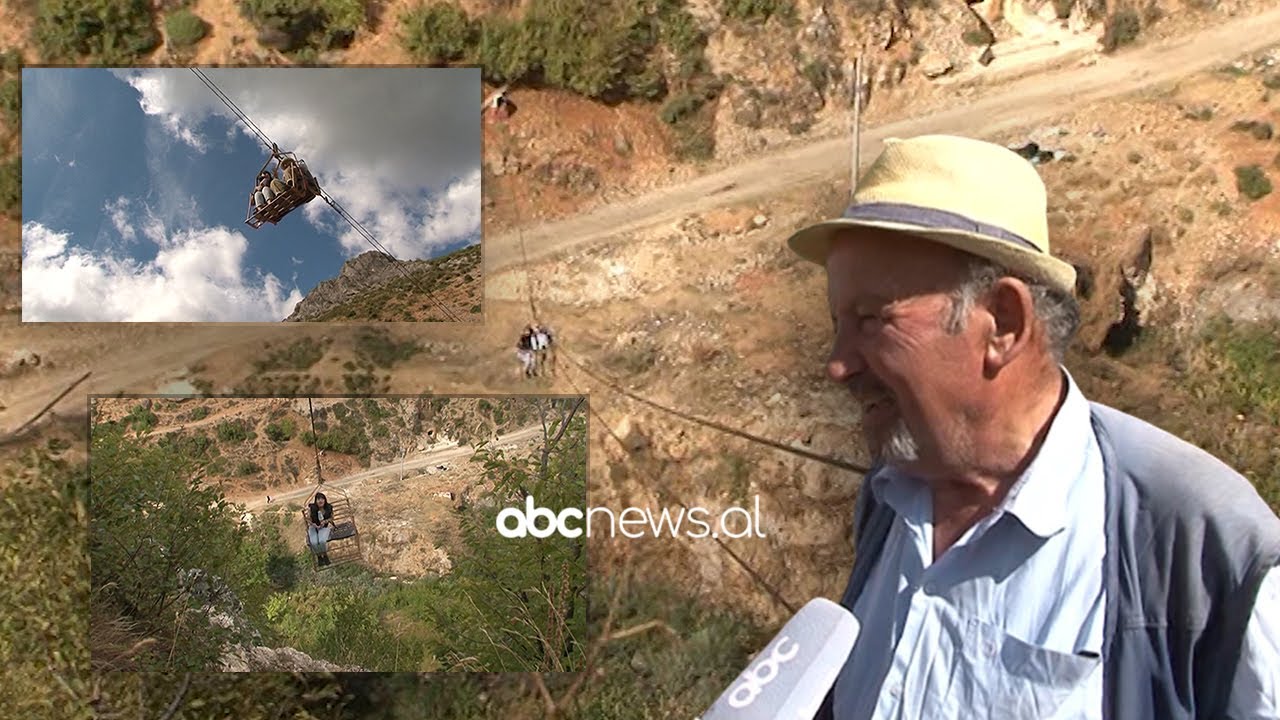 “9 minuta në ajër” për tek fidanishtja, 70 vjeçari ndërton teleferik primitiv