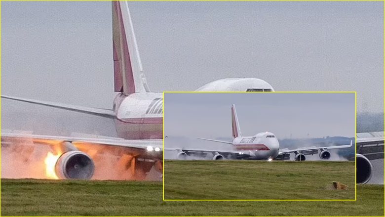 Tym dhe flakë në avion, pasagjerët shohin tmerrin me sy në Britaninë e Madhe